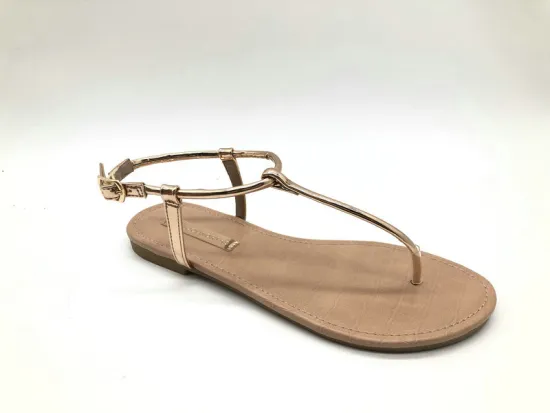 women sandal with T-BAR upper