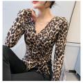 Irregular slim-fit dressy bottoming shirt