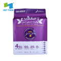 Flat Bottom Plastic Pet Food Package Bag
