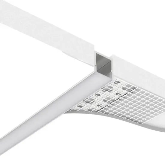 ALP068 DW068: 53mm Super Slim Aluminum LED Profiles for Drywall Plaster-in Lighting