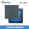 Çin fabrika 160x160mm / 16x16 piksel Sıcak satış yüksek parlaklık açık DIP p10 led modülü