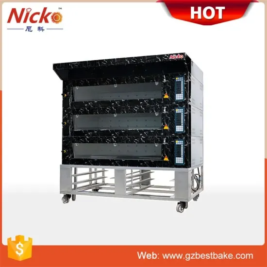 Electric 3 Deck 9 Trays Oven Baking Cake Bread Bakery Equipment Oven