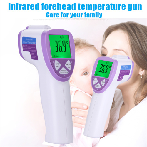 Termómetro infrarrojo para la frente, forma de pistola para niños