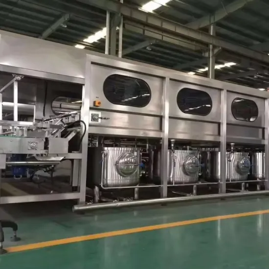 Automatic 5-Gallon Mineral Water Production Line - 18.9 Liter Bucket Bottle Filling Machine