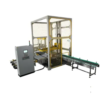 Automatic Pallet Destacker and Slip Sheet Dispenser Machine