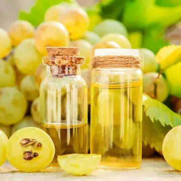 Pure and organic grape seed oil