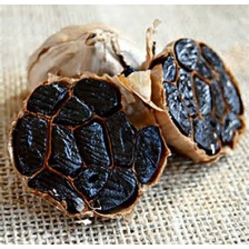 Good food of whole black garlic