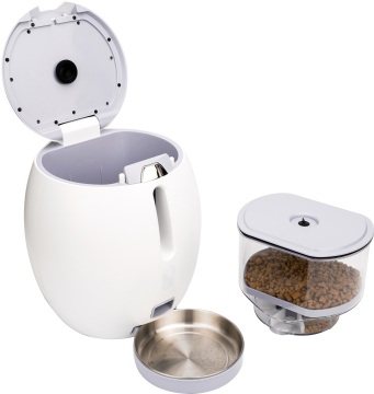 2023 WiFi Smart Pet Feeder with Microchip Compatibility and Tuya/Ezviz App Control