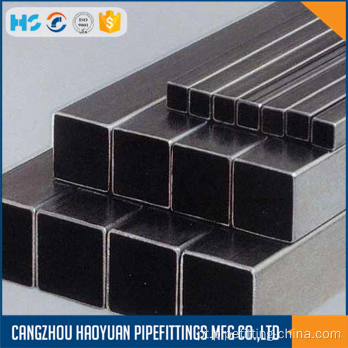 Tubulação quadrada de aço inoxidável soldada