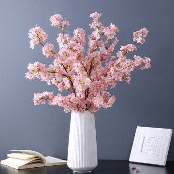 Bán nóng Nhà máy Trang trí đám cưới trực tiếp Trang trí đám cưới 100cm Silk nhân tạo hoa anh đào blossom