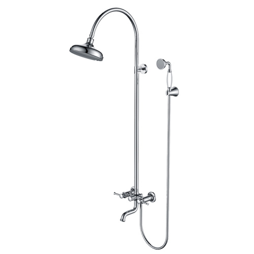Oil Rubbed Bronze Brass Shower System With Handheld