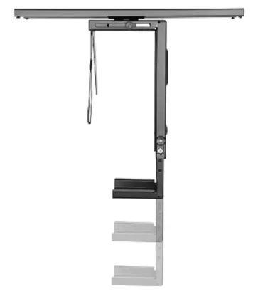 Swivel Adjustable Under Desk CPU Stand Computer CPU Holder