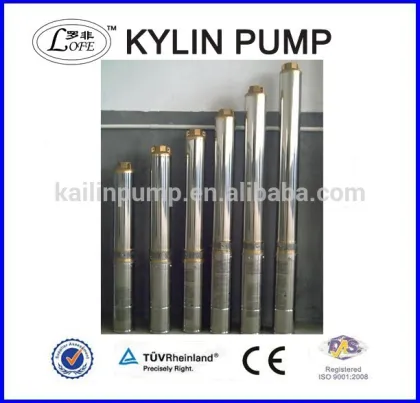 Stainless steel deep Well Pump, deep well submersible pump,2 inches submersible well pump