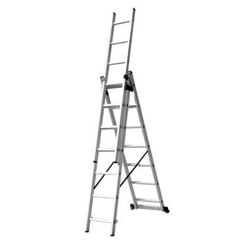 3x7 Steps Aluminum Ladder with EN131 Approval