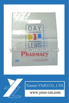 Plastic handled bag---die cut handle bag