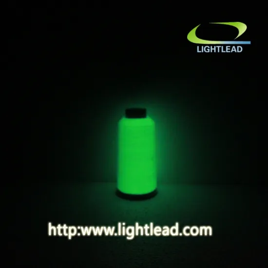 For decorative clothes glow in the dark thread