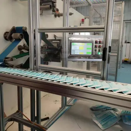 Frequency conversion disposable mask machine line