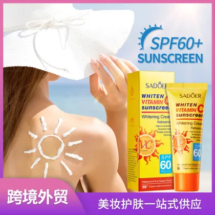High-Quality UVA & UVB Protection: Whitening Sunscreen Foundation & Moisturizing Sun Cream