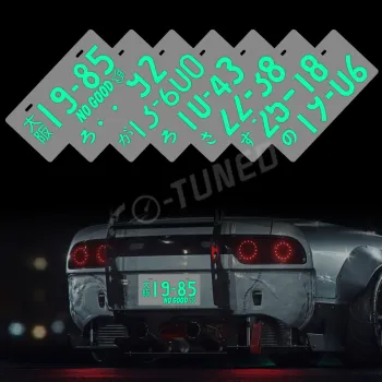 Custom JDM 12V LED Illuminated License Plate Lights