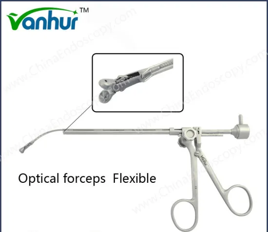E. N. T Surgical Instruments Flexible Optical Forceps