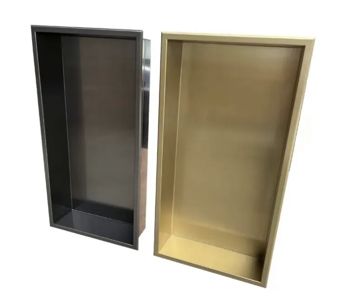 Laser cut bathroom rack