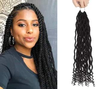 Smartbraid Afro KinkyOmbre Marley Twist Hair Kinky Twist
