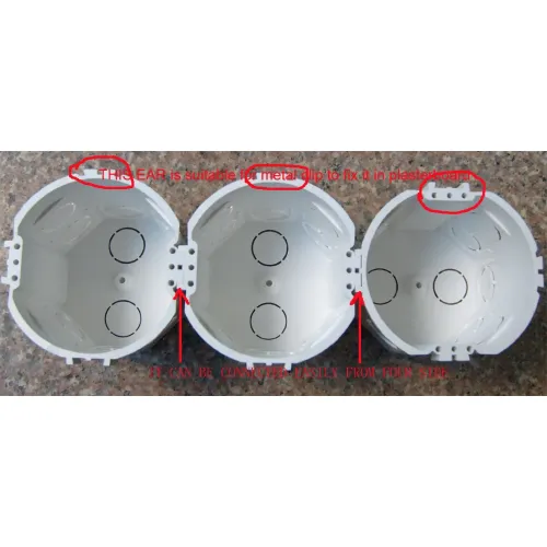 Caixa de junção montada na parede European Elegance