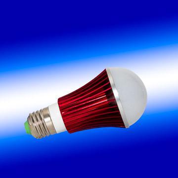 5W Bulb dimmable by switch-Red