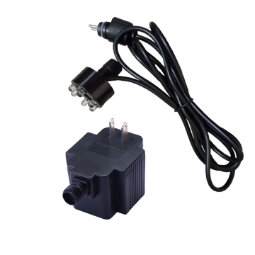 Waterproof Underwater 6 LED Light Kit for Fountains, Ponds & Gardens with AC 12V Transformer