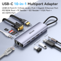 USB 3.0 2.0 منافذ متعددة محول HDMI RJ45