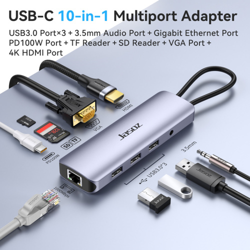 USB 3.0 2.0 несколько портов HDMI RJ45 Адаптер