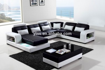 yilaisi modern sectional leather lounge