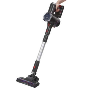 230W Máy hút bụi không dây không chổi bằng kính thiên văn không chổi than với màn hình kỹ thuật số
