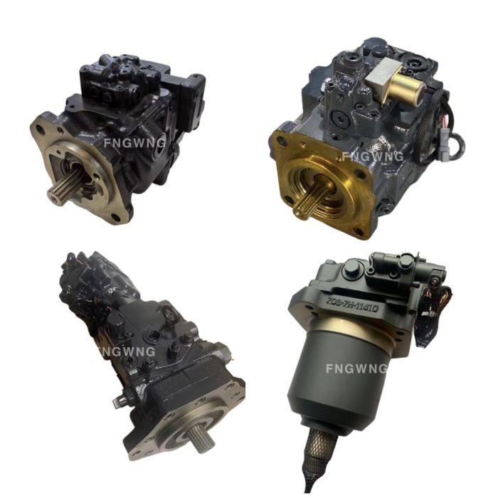 YN10V00009F1 Excavator Hydraulic Plunger Pump For Kobelco