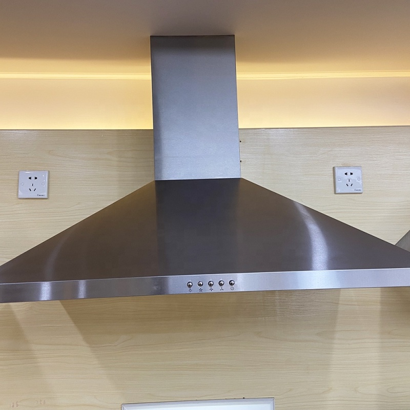 60/90cm 1000 m3/hr Pyramid Range Hood Cooker kitchen Hood Wall Mounted Extractor Range Hood