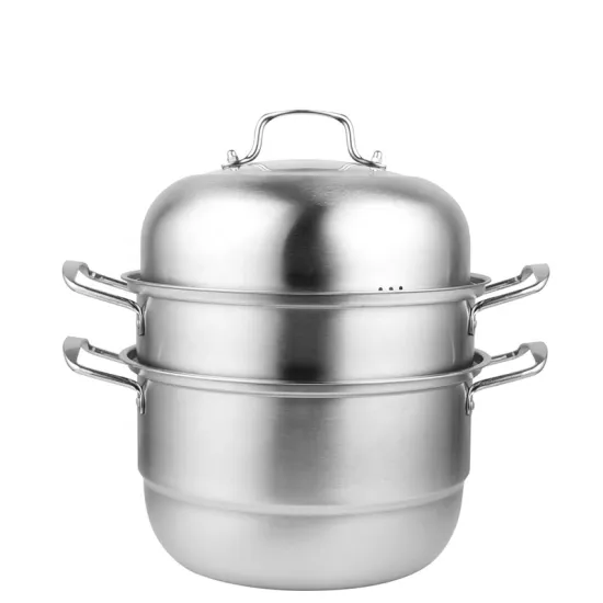 Best Stainless Steel 2 Layers Steamer Pot