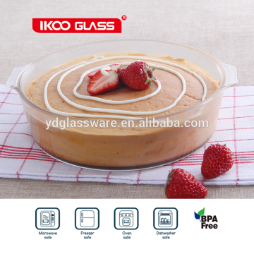 Round Tempered Glass Baking Dish