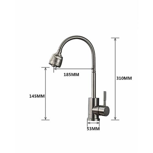 360 Flexible Rotating stainless steel kitchen sink faucet