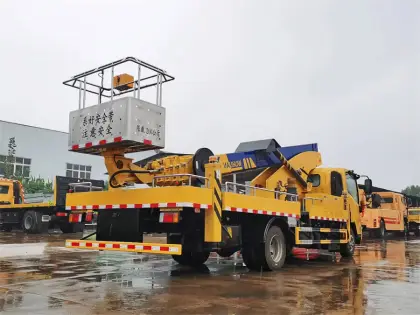Isuzu 25 Meters Telescopic Arm Skylift Truck