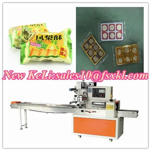 Biscuit in tray flow packaging machine