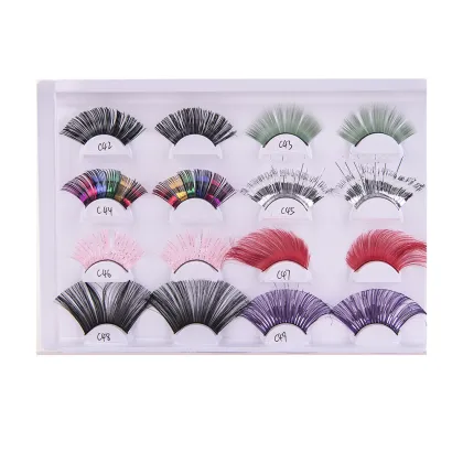 Private Label False Eyelashes Synthetic Hair  Lashes