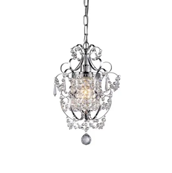 Iron Crystal Indoor LED Chandelier for Kitchen