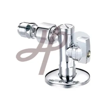 Brass angle type valve for bathroom