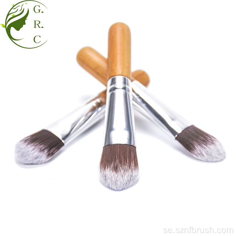 Anpassad flytande lera ansiktsborstar Mask Foundation Brush