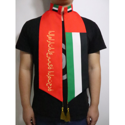 Custom print knitted football scarf no minim