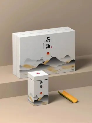 Hard paper box packaging