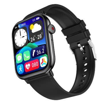 Nieuwe QX9 SmartWatch 1,96 inch touchscreen - IP67 Waterdichte BT Call Watch voor herentjessporten