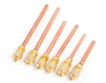 Air Conditioning Valve Tube Filling Suction Control Valve Flare Male Access Valve For HVAC