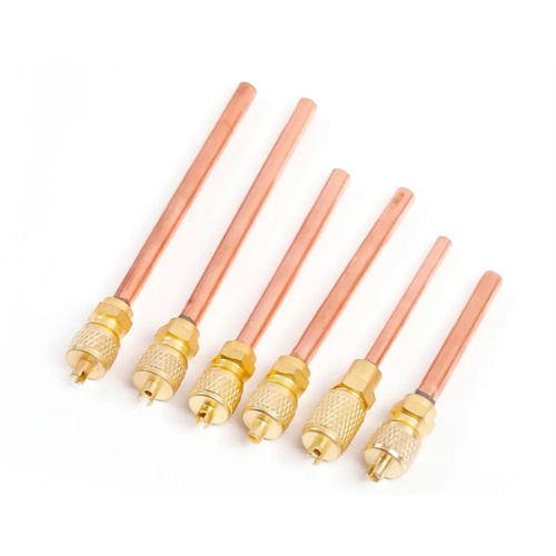 Air conditioning valve tube pagpuno ng suction control valve flare male access valve para sa hvac