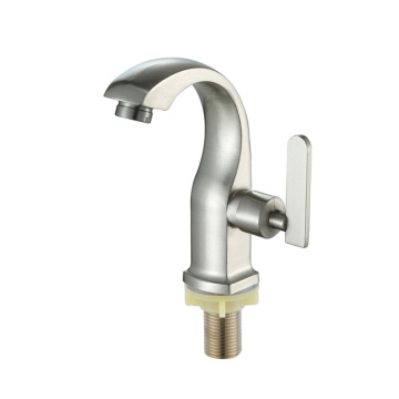 Brushed side open facory directly basin tap